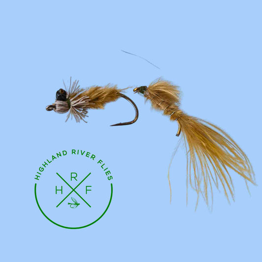 Articulated damselfy nymph fly