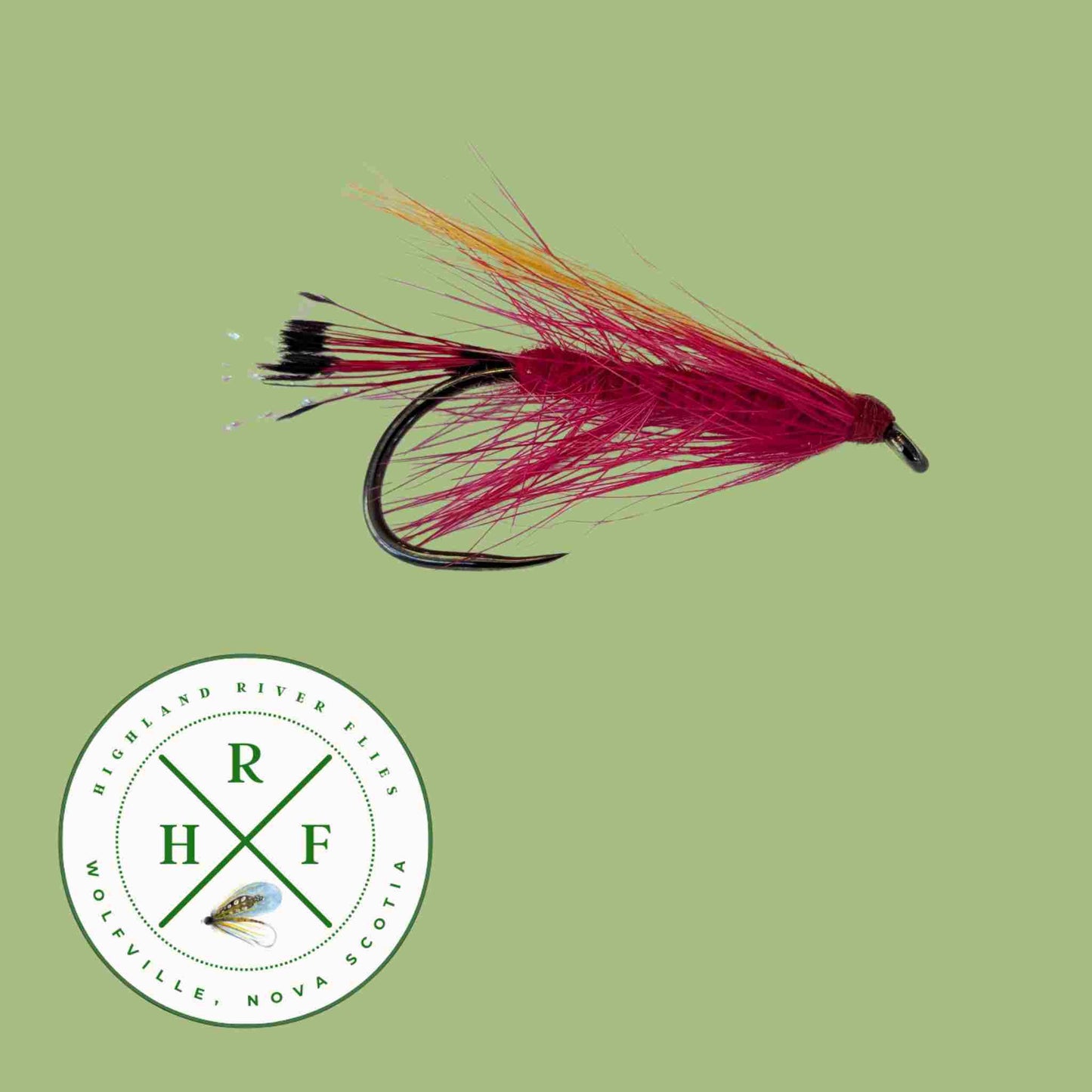 Red Rocket Salmon Fly Barbless