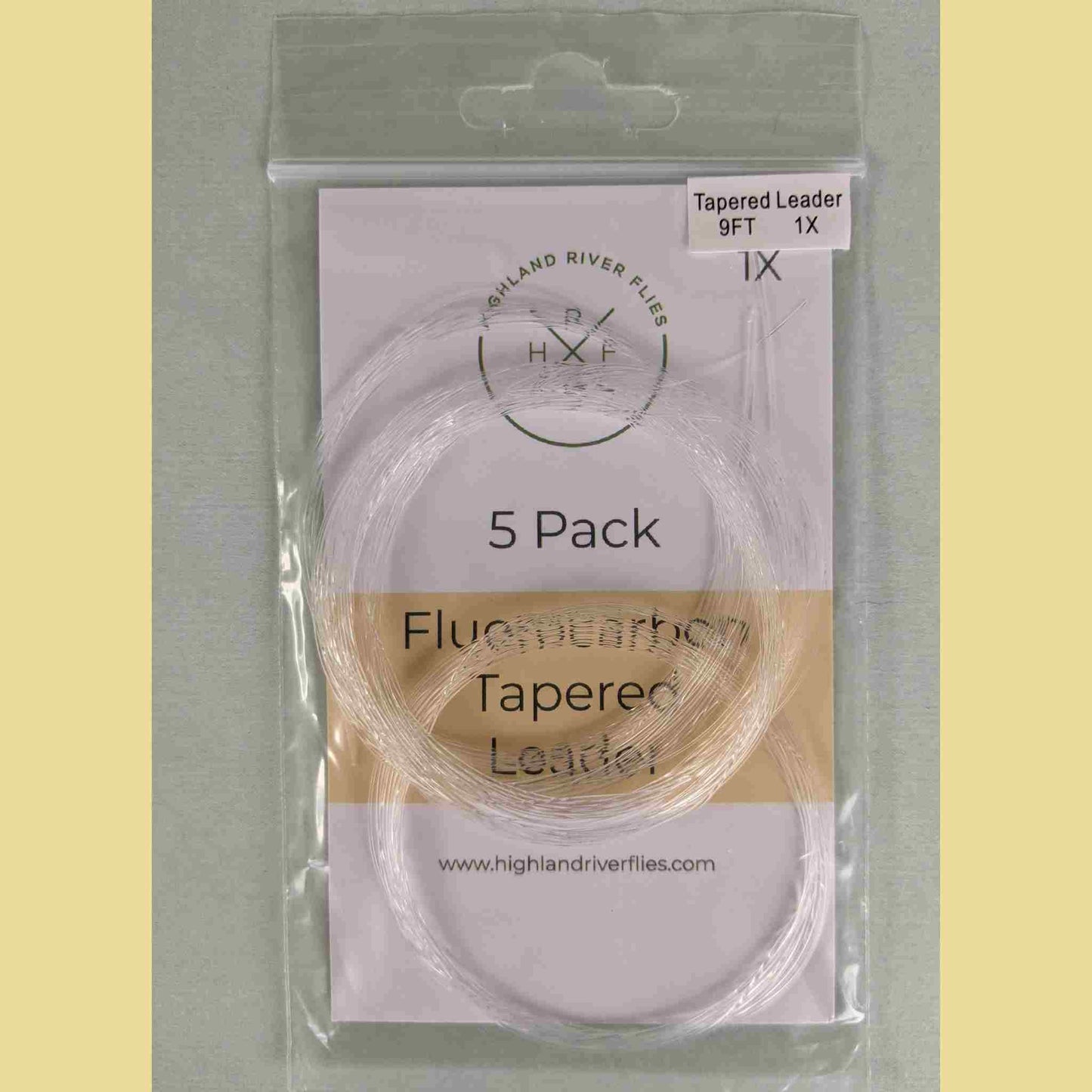 Fluorocarbon tapered leader