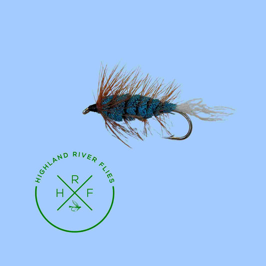 Carter Bug Blue salmon fly