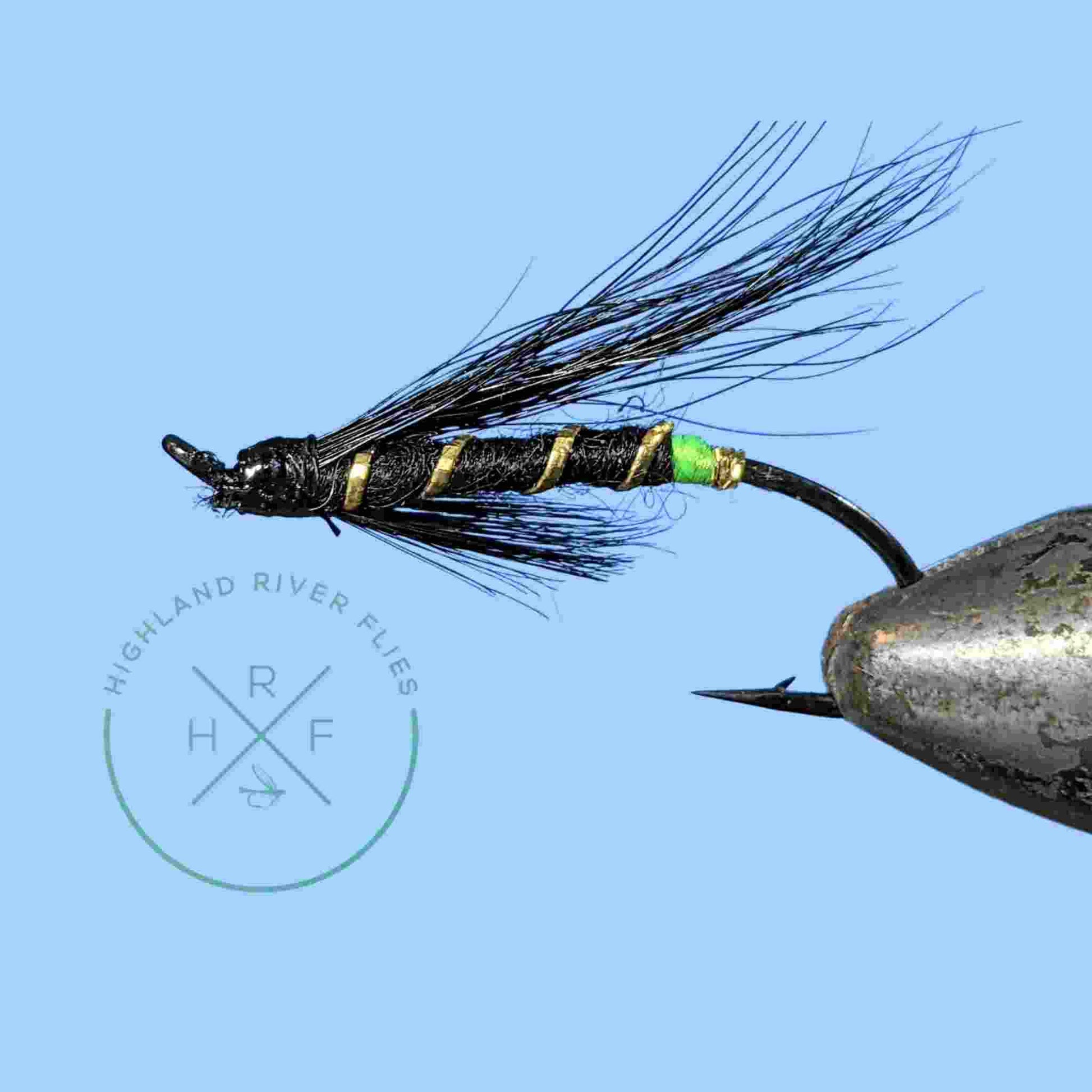 Black Bear Green Butt Salmon Fly