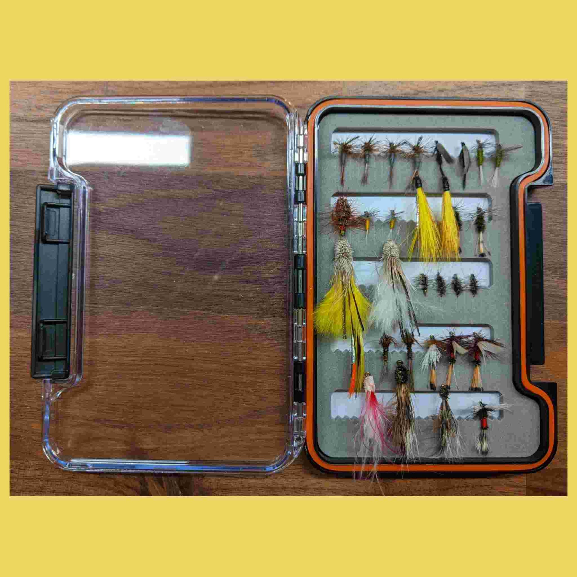 Fly Fishing Fly Kit with Tackle Dry/Wet Fly Togo